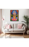 Lord Vishnu Laminated Photo - 9x11 Inches, Divine Blessings for Home & Office and Temple Decoration
