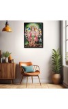 Panchamukhi Hanuman Laminated Photo - 5x7 Inches, Divine Blessings for Home & Office and Temple Decoration