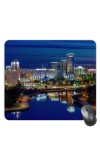 Customized Skyline of Minsk Picture Sublimation Mouse Pad | 8 X 7.5 Inch | Smooth Cloth Surface | Non-Slip Rubber Base | Personalized Mousepad for Laptop & Desktop (F17422)