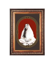 Sri Maa Sarada Devi Color Photo 10x14 Inch - Vibrant Religious Wall Art for Home or Office Decor.