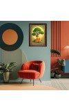 Gautam Buddha Digital Print Photo 6.7x8.7 inches (I6042) - Vibrant Religious Wall Art for Home or Office Decor.