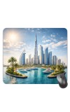 Customized Burj Al Arab Picture Sublimation Mouse Pad | 8 X 7.5 Inch | Smooth Cloth Surface | Non-Slip Rubber Base | Personalized Mousepad for Laptop & Desktop (F17172)
