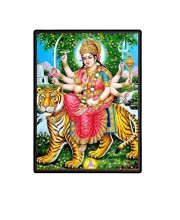 Durga Laminated Photo - 5x7 Inches, Divine Blessings for Home & Office and Temple Decoration