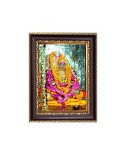 Sri Harsiddhi Mata Digital Print Photo 6.7x8.7 inches - Vibrant Religious Wall Art for Home, Office and Temple Decor.