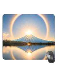 Customized Beautiful View Picture Sublimation Mouse Pad | 8 X 7.5 Inch | Smooth Cloth Surface | Non-Slip Rubber Base | Personalized Mousepad for Laptop & Desktop (F17383)
