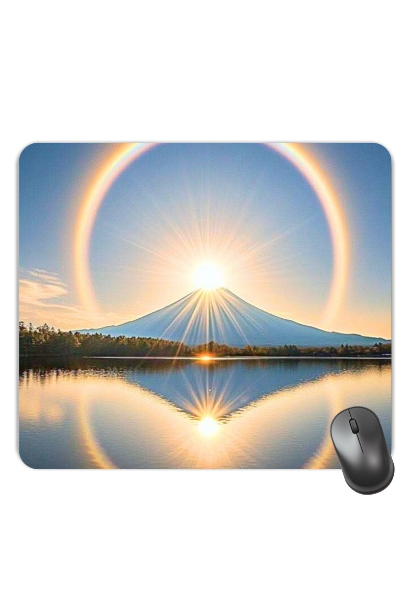Customized Beautiful View Picture Sublimation Mouse Pad | 8 X 7.5 Inch | Smooth Cloth Surface | Non-Slip Rubber Base | Personalized Mousepad for Laptop & Desktop (F17383)