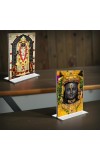 Lord Ram Lalla Acrylic T-Style Photo Stand - 9x11 Inches, Compact and Stylish Spiritual Display, easily change 2 photos (Pack of 1)