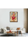 Maa Durga Laminated Photo (11x13 Inches Without glass) Divine Blessings for Table and Walls,Home & Office and Temple Decoration
