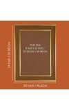 Radha krishna with flute Photo Frame - 10x14 Inches, Brown Wooden Frame for Home, Office & Temple Decoration