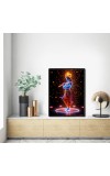 Krishna Laminated Photo - 5x7 Inches, Divine Blessings for Home & Office and Temple Decoration