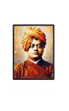 Swami Vivekananda Laminated Photo - 5x7 Inches, Divine Blessings for Home & Office and Temple Decoration