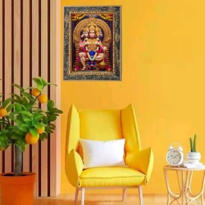 Lord Hanuman Ji Digital Print Photo 6.7x8.7 inches (I6081) - Vibrant Religious Wall Art for Home or Office Decor.