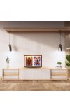 Lord ganesha and indra Photo Frame - 17x21Inches - Spiritual Artwork for Home Decor, Puja Room and Office Decoration