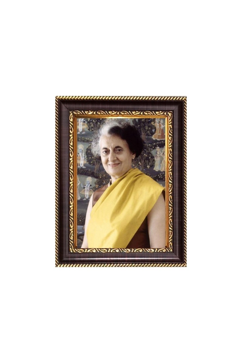 Srimati India Gandhi Digital Print Photo 10.7x12.7 inches - Vibrant Religious Wall Art for Home or Office Decor.