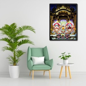 Jagannath Laminated Photo - 5x7 Inches, Divine Blessings for Home & Office and Temple Decoration