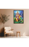 Kartikeya Laminated Photo - 5x7 Inches, Divine Blessings for Home & Office and Temple Decoration