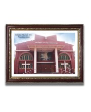 Cathedral of Our Lady of the Annunciation Church Photo Frame, 10x14 Inches Beautiful Elegant Framed Wall Art of Iconic Cathedral