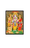 Ram Darbar Laminated Photo - 5x7 Inches, Divine Blessings for Home & Office and Temple Decoration