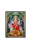 Maa Durga Laminated Photo - 13x15 Inches, Divine Blessings for Home & Office and Temple Decoration