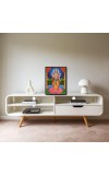 Lord Vishnu Laminated Photo - 9x11 Inches, Divine Blessings for Home & Office and Temple Decoration