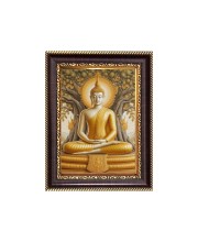 Lord Buddha Digital Print Photo 6.7x8.7 inches - Vibrant Religious Wall Art for Home, Office and Temple Decor.