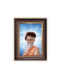 Sri Sri SitaRamdas OmkarNath Digital Print Photo 6.7x8.7 inches - Vibrant Religious Wall Art for Home or Office Decor.