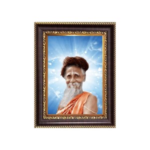 Sri Sri SitaRamdas OmkarNath Digital Print Photo 6.7x8.7 inches - Vibrant Religious Wall Art for Home or Office Decor.