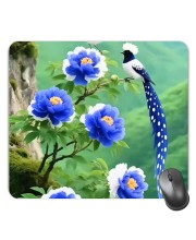 Customized Beautiful Birds Picture Sublimation Mouse Pad | 8 X 7.5 Inch | Smooth Cloth Surface | Non-Slip Rubber Base | Personalized Mousepad for Laptop & Desktop (F17280)