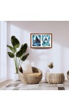 Lord shiva and varuna Photo Frame - 19x23Inches - Spiritual Artwork for Home Decor, Puja Room and Office Decoration