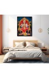 Tripura Sundari Laminated Photo - 5x7 Inches, Divine Blessings for Home & Office and Temple Decoration
