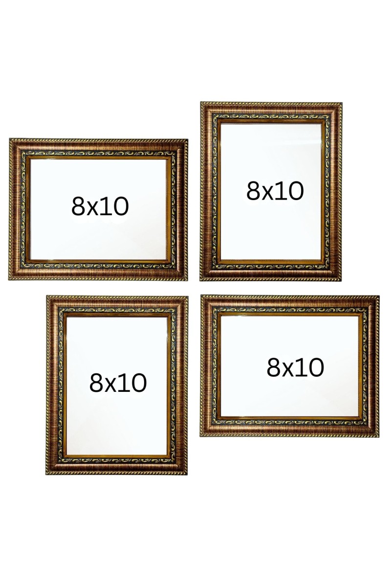 WALL PHOTO FRAME COMBO OF 4 FOR LIVING ROOM (8x10 inch)