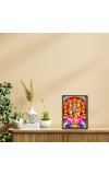 Lakshmi Laminated Photo - 5x7 Inches, Divine Blessings for Home & Office and Temple Decoration