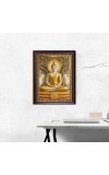 Lord Buddha Digital Print Photo 6.7x8.7 inches - Vibrant Religious Wall Art for Home, Office and Temple Decor.