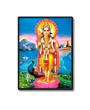 Kartikeya Laminated Photo - 5x7 Inches, Divine Blessings for Home & Office and Temple Decoration