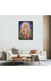 Panchamukhi Hanuman Laminated Photo - 9x11 Inches, Divine Blessings for Home & Office and Temple Decoration