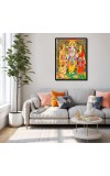 Ram Darbar Laminated Photo - 5x7 Inches, Divine Blessings for Home & Office and Temple Decoration