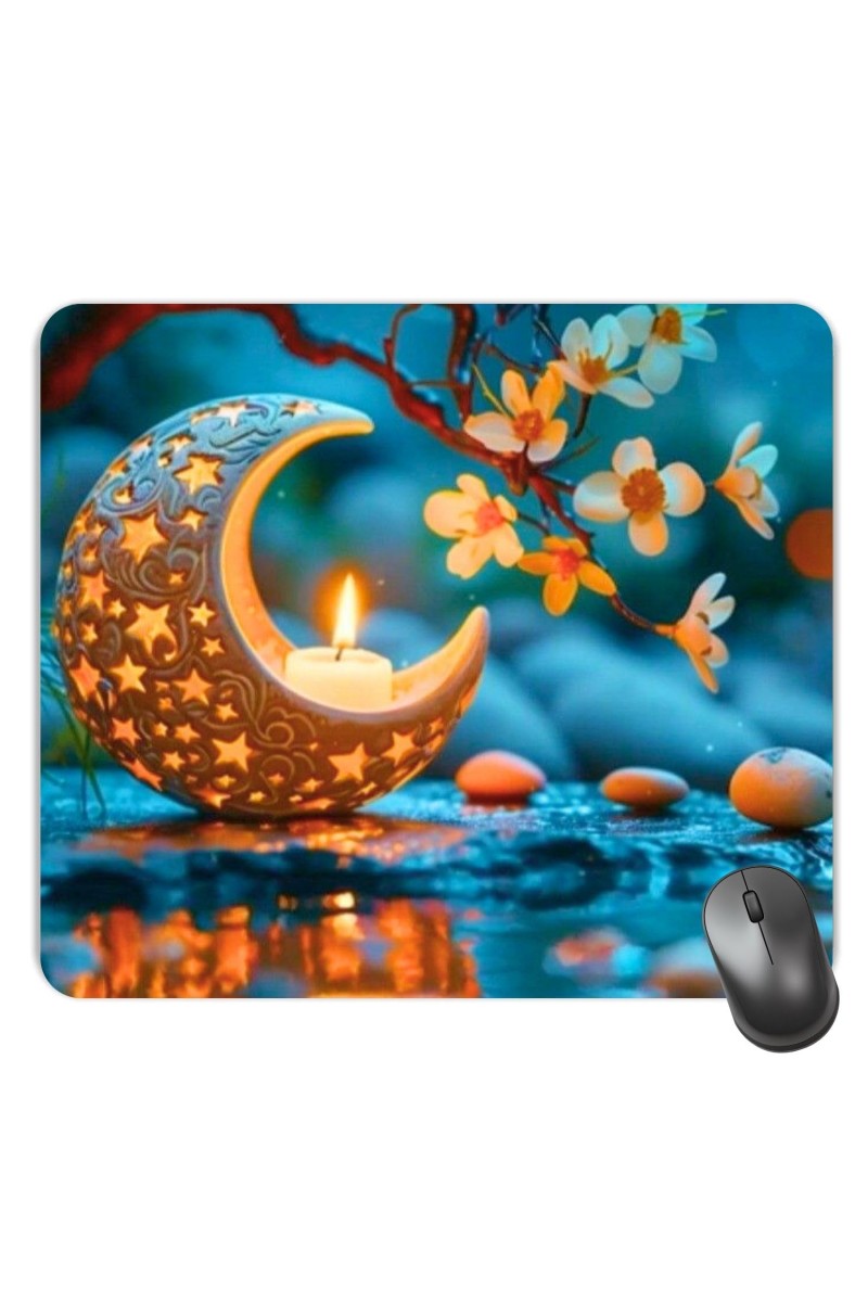 Customized Serenity of Nature Picture Sublimation Mouse Pad | 8 X 7.5 Inch | Smooth Cloth Surface | Non-Slip Rubber Base | Personalized Mousepad for Laptop & Desktop (F17101)
