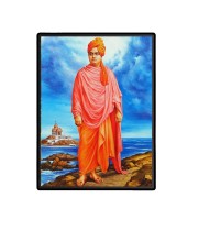 Swami Vivekananda Laminated Photo - 5x7 Inches, Divine Blessings for Home & Office and Temple Decoration