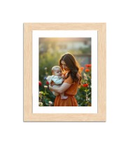 Mother and Child Colored Photograph | Heartwarming Wall Art | Perfect for Home or NurseryDecoration