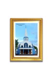 Alangara Annai Cathedral Church Photo Frame, Beautiful Elegant Framed Wall Art of Iconic Cathedral