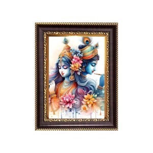 Sri Krishna and Sri Radha Digital Print Photo 6.7x8.7 inches - Vibrant Religious Wall Art for Home or Office Decor. Sri Krishna and Sri Radha Digital Print Photo 6.7x8.7 inches - Vibrant Religious Wall Art for Home or Office Decor.