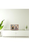 Lord kartikeya and shiva Photo Frame - 17x21Inches - Spiritual Artwork for Home Decor, Puja Room and Office Decoration