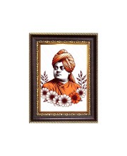 Swami Vivekananda Digital Print Photo 6.7x8.7 inches - Vibrant Religious Wall Art for Home or Office Decor.