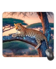 Customized Wild Tiger Picture Sublimation Mouse Pad | 8 X 7.5 Inch | Smooth Cloth Surface | Non-Slip Rubber Base | Personalized Mousepad for Laptop & Desktop (F17340)