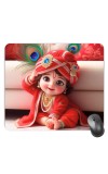 Customized Cute Baby Picture Sublimation Mouse Pad | 8 X 7.5 Inch | Smooth Cloth Surface | Non-Slip Rubber Base | Personalized Mousepad for Laptop & Desktop (F16999)