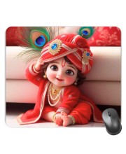 Customized Cute Baby Picture Sublimation Mouse Pad | 8 X 7.5 Inch | Smooth Cloth Surface | Non-Slip Rubber Base | Personalized Mousepad for Laptop & Desktop (F16999)