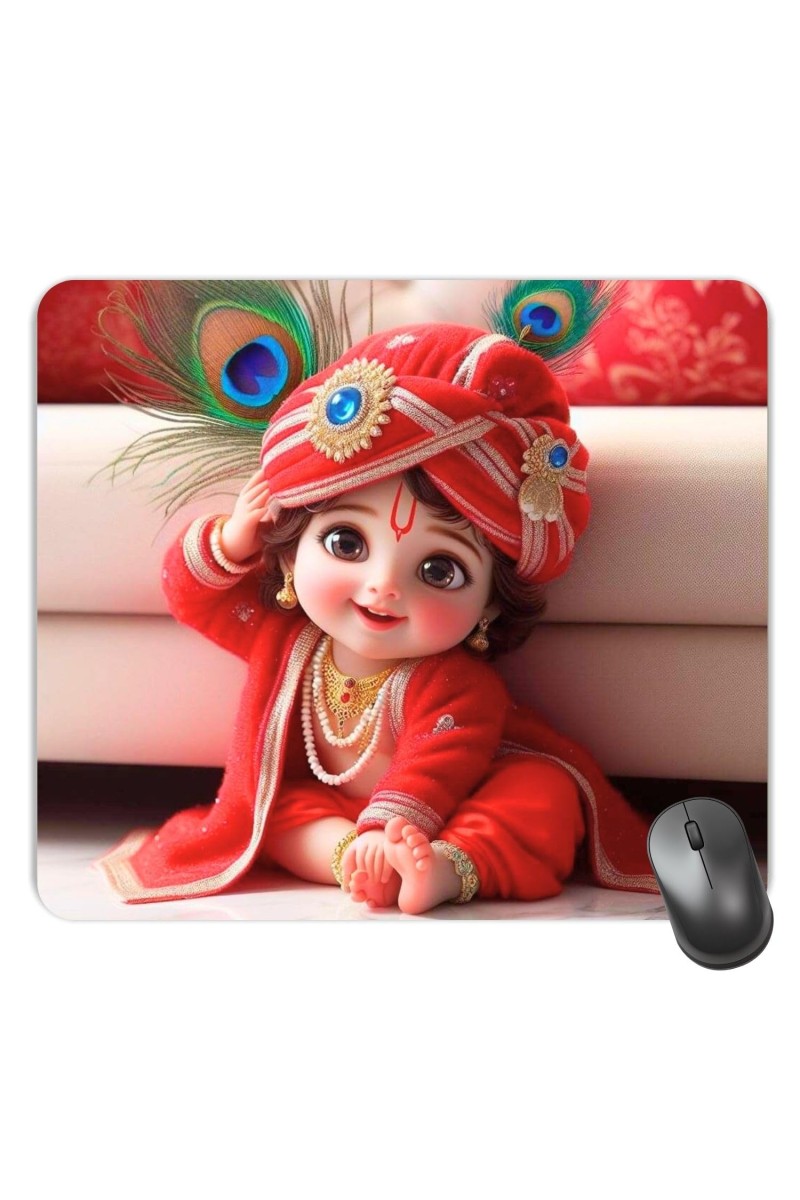 Customized Cute Baby Picture Sublimation Mouse Pad | 8 X 7.5 Inch | Smooth Cloth Surface | Non-Slip Rubber Base | Personalized Mousepad for Laptop & Desktop (F16999)
