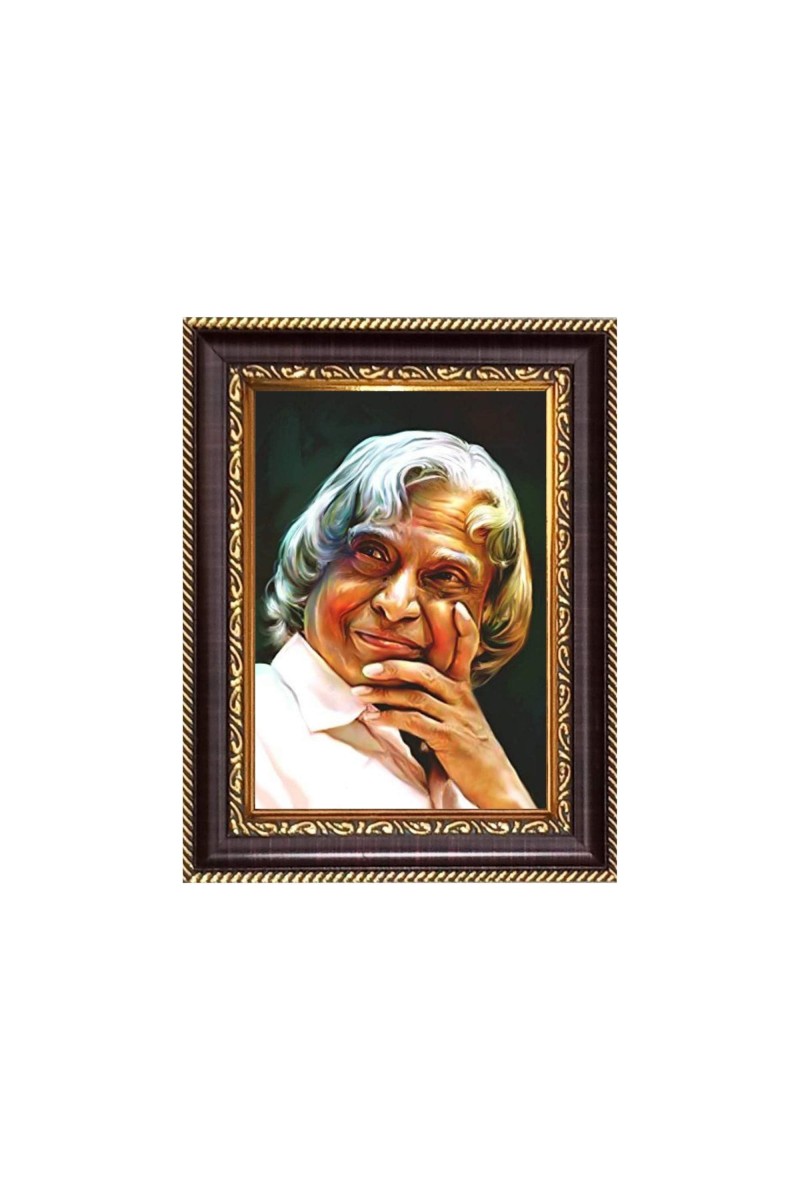 Dr. A. P. J. Abdul Kalam Digital Print Photo 6.7x8.7 inches - Vibrant Religious Wall Art for Home, Office and Temple Decor.