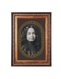 Sri Paramahansa Yogananda Color Photo 10x14 Inch - Vibrant Religious Wall Art for Home or Office Decor.