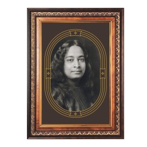 Sri Paramahansa Yogananda Color Photo 10x14 Inch - Vibrant Religious Wall Art for Home or Office Decor.